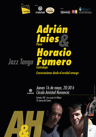 cartel Adrián Iaies &#38; Horacio Fumero P