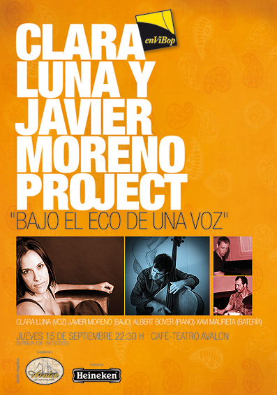 cartel Clara Luna y Javier Moreno Project P
