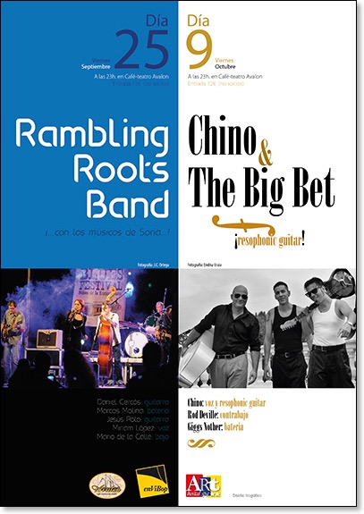 enViBop 101 - 102 - Rambling Roots Band 25-09-2015 - Chino &#38; The Big Bet 9-10-2015 P