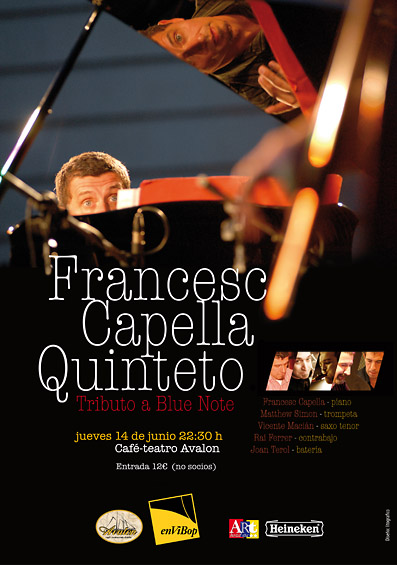 cartel Francesc Capella Quinteto  P