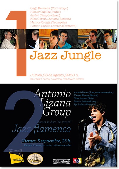 cartel Jazz Jungle — Antonio Lizana Group envibop P