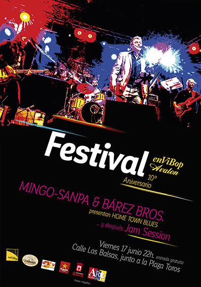 enViBop  Festival 10º Aniversario Mingo-Sanpa &#38; Bárez Bros - 17-6-2016