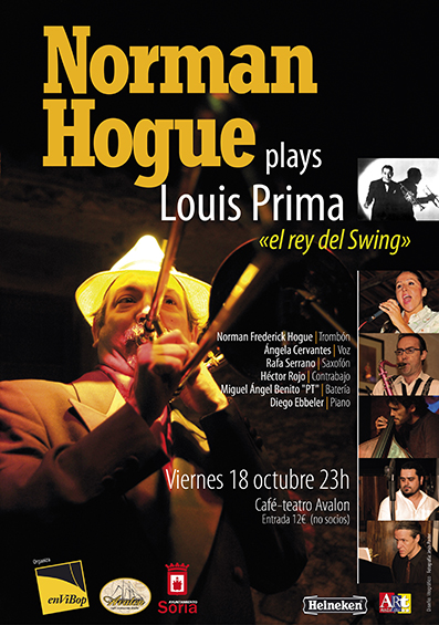 cartel Norman Hogue plays Louis Prima P