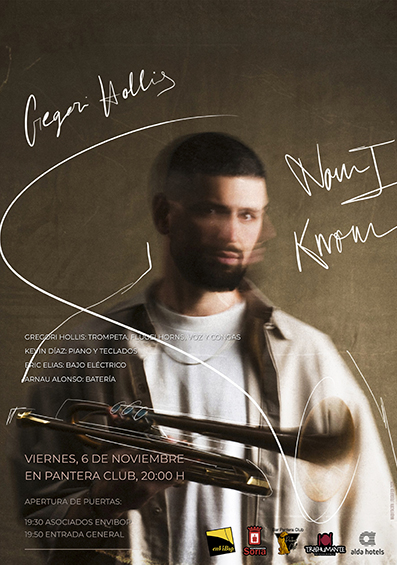 enViBop 279 &ndash; GREGORI HOLLIS QUARTET - &ldquo;Now I Know&rdquo; - 6 de noviembre  2026 cartel P
